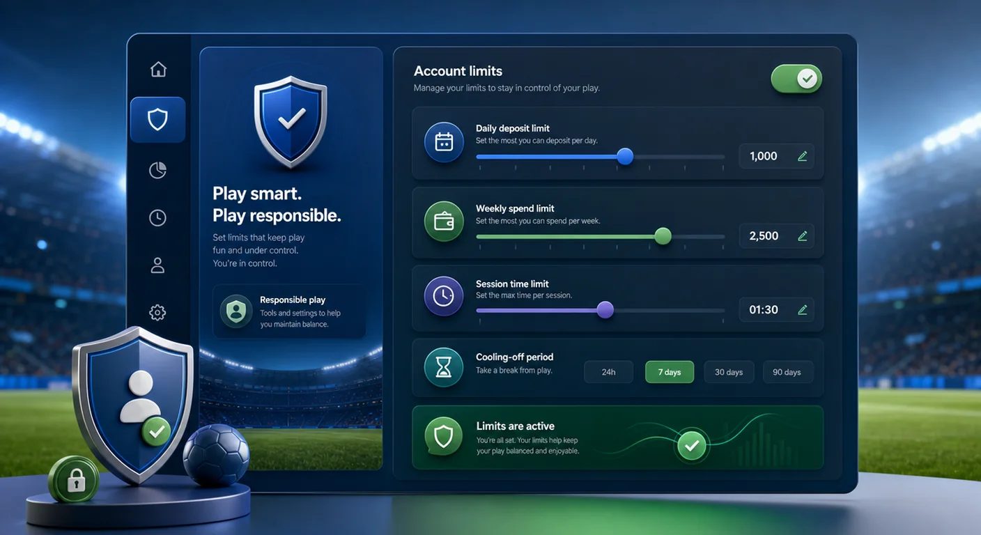 FanDuel account limits and safer play settings
